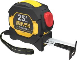 Fita métrica LEXIVON LX-205 Revestimento de nylon AutoLock de 7,5 m/25 pés