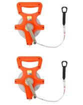 Fita métrica QWORK Fiberglass 1,5 cm x 30 m, pacote com 2 unidades Fita métrica QWORK Fiberglass 1,5 cm x 30 m, pacote com 2 unidades