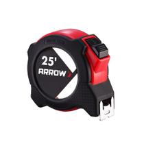 Fita métrica, seta métrica, bloqueio automático de 25 pés com frações de 1/8 , fácil de ler Fita métrica, seta métrica, bloqueio automático de 25 pés com frações de 1/8 , fácil de ler