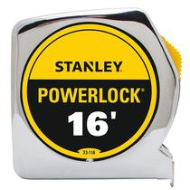 Fita Métrica STANLEY Powerlock 33116 (2 Unidades) - 16 Pés x 3/4 Polegadas - Aço