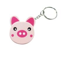 Fita Métrica Trena Panda Tigre Cachorro Porco Chaveiro - 150cm - Patchwork Modelagem