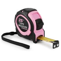 Fita métrica WORKPRO 7,6 m com frações, gancho magnético rosa