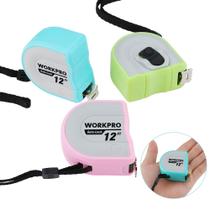 Fita métrica WORKPRO Mini Auto-Lock Engineer Pocket de 3,5 m/12 pés Fita métrica WORKPRO Mini Auto-Lock Engineer Pocket de 3,5 m/12 pés