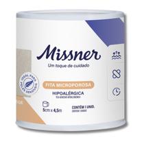 Fita Micropore Bege 5cm x 4,5m 1 Unidade Missner