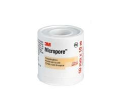 Fita micropore bege 5x10 kit com 3 unidades - 3M