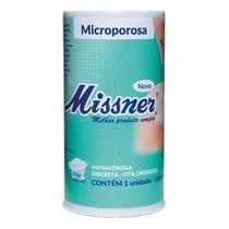 Fita Micropore Branco 10cm x 4,5m Missner Kit com 5 Unidades Esparadrapo