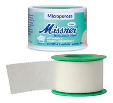 Fita Micropore Branco 2,5cm x 4,5m 1 Unidade Missner Fita Micropore Branco 2,5cm x 4,5m 1 Unidade Missner