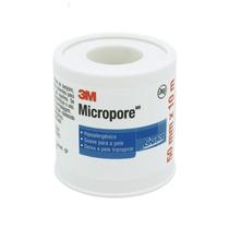 Fita Micropore Hipoalergênica - 50mmx10m - Branca - 3M - 3M Brasil