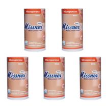 Fita Microporosa Bege 10cm X 10m Missner - Kit com 5 Unidades