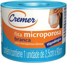 Fita Microporosa Cremer Branca 2,5Cmx90M Fita Microporosa Cremer Branca 2,5Cmx90M