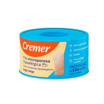 Fita Microporosa Hipoalérgica Cremer Bege 2,5Cm X 4,5M Fita Microporosa Hipoalérgica Cremer Bege 2,5Cm X 4,5M