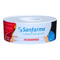 Fita Microporosa Micropore Sanfarma Branco 12mm x 4,5m 6 Un