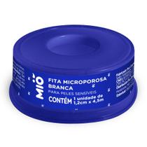 Fita Microporosa Mió Branca para Peles Sensíveis 1,2cm X 4,5m 1 Unidade Fita Microporosa Mió Branca para Peles Sensíveis 1,2cm X 4,5m 1 Unidade