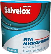 Fita microporosa salvelox 5CM X 4,5M. - Salvenox