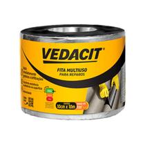 Fita Multiuso Auto-Adesiva 10cm x 01 metro Aluminio - Vedacit