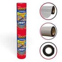 Fita Multiuso Autoadesiva Dryko Vedatudo 90cm x 10m Manta Asfáltica Impermeável Reparo Telhado Cano