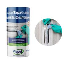 Fita Multiuso Autoadesivo Tapa Goteira Aluminio 30cm Viapol