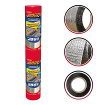 Fita Multiuso Impermeabilizante 90 cm x 10 m Vedatudo Dryko Alumínio Manta Asfáltica Autoadesiva Baú