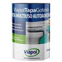 Fita Multiuso Tapa Goteira 20cm x 10 Metros Alumínio - V06113234 - VIAPOL