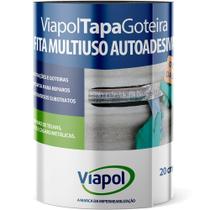 Fita Multiuso Viapol Tapa Goteira 20cm x 10m Fita Multiuso Viapol Tapa Goteira 20cm x 10m