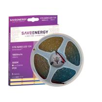 Fita Nano Led 3000k Branco Quente 12v 5m Save Energy Fita Nano Led 3000k Branco Quente 12v 5m Save Energy