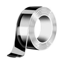 Fita Nano Transparente 1/3/5m Autoadesiva Impermeável À Mofo Para Vedação De Fissuras Na Pia Da