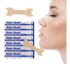 Fita Nasal Better Breath 50 Unidades Dilatador De Nariz Anti Ronco Sono Profundo Esporte E Treino Fita Nasal Better Breath 50 Unidades Dilatador De Nariz Anti Ronco Sono Profundo Esporte E Treino