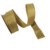 Fita Natal Aramada Dourada 4cm x 9.14m