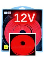 Fita Neon 5 Metros com Fonte 12 Volts Cor Vermelha Fita Neon 5 Metros com Fonte 12 Volts Cor Vermelha