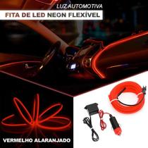 Fita Neon Flexível Automotiva Para Interiores Shocklight Várias Cores