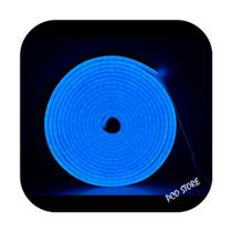 Fita Neon Led Alto Brilho 5m Flexível Prova Dágua 12v Azul - PCO