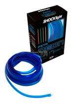 Fita Neon Led Automotivo Interno Azul 5 Metros 12v Shockligh