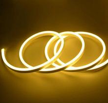 Fita Neon Led Branco Quente 4 Metros 12w/m Com Conector 127v