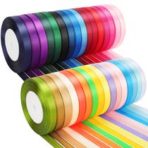 Fita NESCCI Satin 10 mm x 23 m 32 cores para embrulho de presente