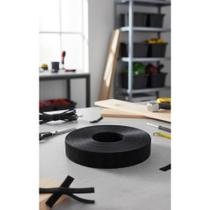 Fita Organizadora Dupla Face Ajustável 19mm x 3,6m Preta