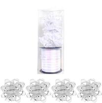 Fita Organza Metalizada Princess 8mm com 10 metros
