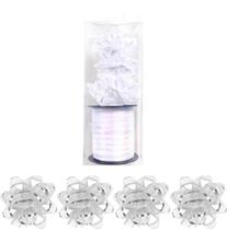 Fita Organza Metalizada Princess 8Mm Com 10 Metros