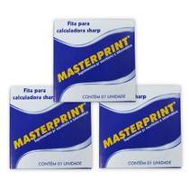 Fita p/ calculadora sharp kit 3un - masterprint Fita p/ calculadora sharp kit 3un - masterprint