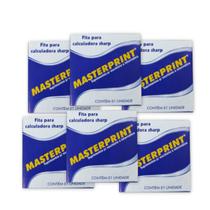 Fita p/ calculadora sharp kit 6un - masterprint Fita p/ calculadora sharp kit 6un - masterprint