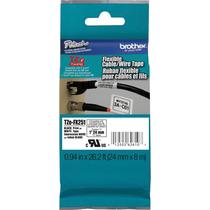 Fita P-touch original Brother TZE-FX251 24 mm x 8 m preta/branca Fita P-touch original Brother TZE-FX251 24 mm x 8 m preta/branca