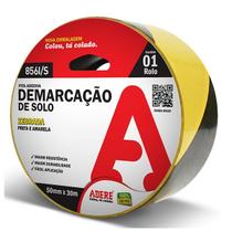 Fita para Demarcaçao de Solo Zebrada 50MM X 30M Adere 856I/S