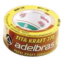 Fita para Embalagem 48 mm x 50 m Kraft Aldebrás - Adelbras Fita para Embalagem 48 mm x 50 m Kraft Aldebrás - Adelbras