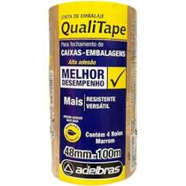 Fita Para Empacotamento Qualitape 48Mmx100M. Marrom Fita Para Empacotamento Qualitape 48Mmx100M. Marrom