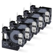 Fita para Etiquetas MarkDomain 18443 9 mm x 5,5 m Preto sobre Branco Fita para Etiquetas MarkDomain 18443 9 mm x 5,5 m Preto sobre Branco