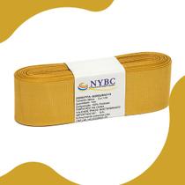 Fita Para Laço De Gorgurão Mostarda - 38mm C/10 Metros - NYBC