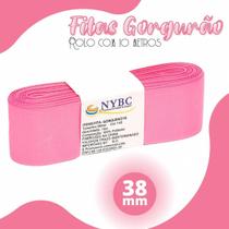 Fita Para Laço De Gorgurão Rosa Chiclete 38mm - C/ 10 Metros - BRX