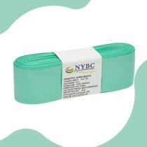 Fita Para Laço De Gorgurão Verde Mar - 22mm C/10 Metros - Nybc
