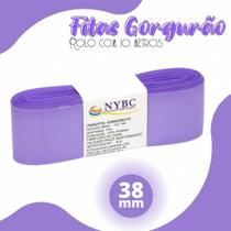 Fita Para Laço Gorgurão Lilás 38mm - C/ 10 Metros - BRX