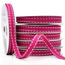 Fita para Laços Progresso N02 Jeans com Pesponto - 10mm com 10 Metros