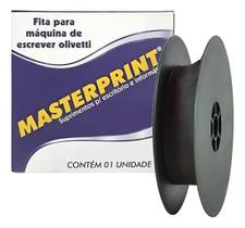 Fita para Máquina de Escrever Olivetti - Preta (Masterprint) - PRETO Fita para Máquina de Escrever Olivetti - Preta (Masterprint) - PRETO